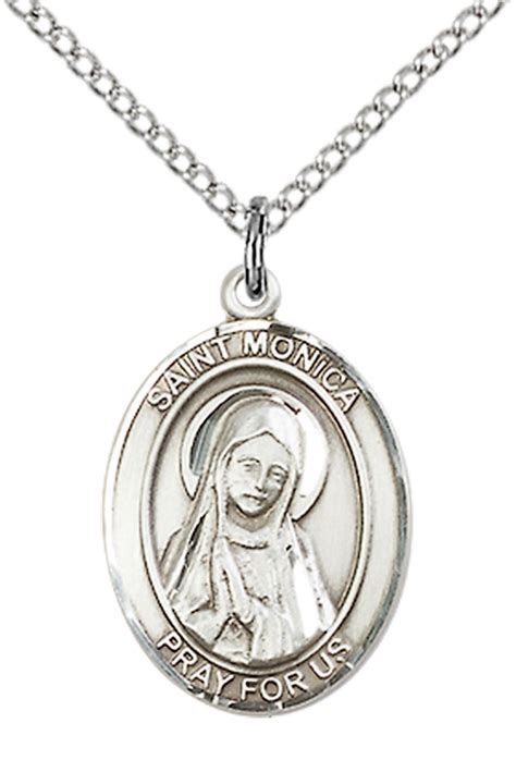 saint monica necklace